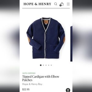 Hope and Henry boys sweater